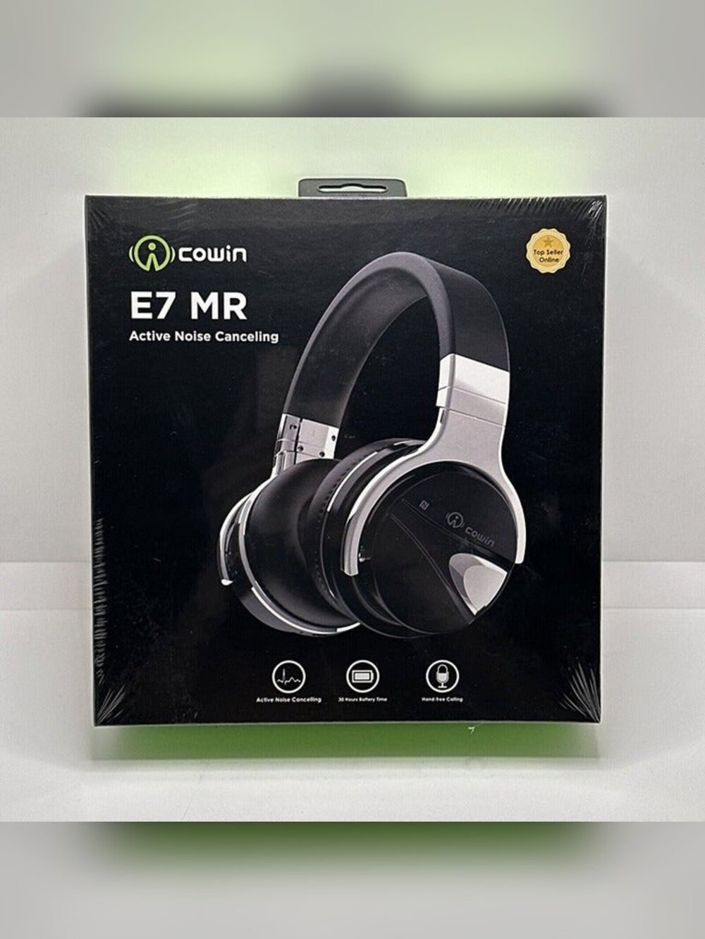 Cowin E7MR Wireless Noise Cancelling Over-Ear Headphones Microphone New